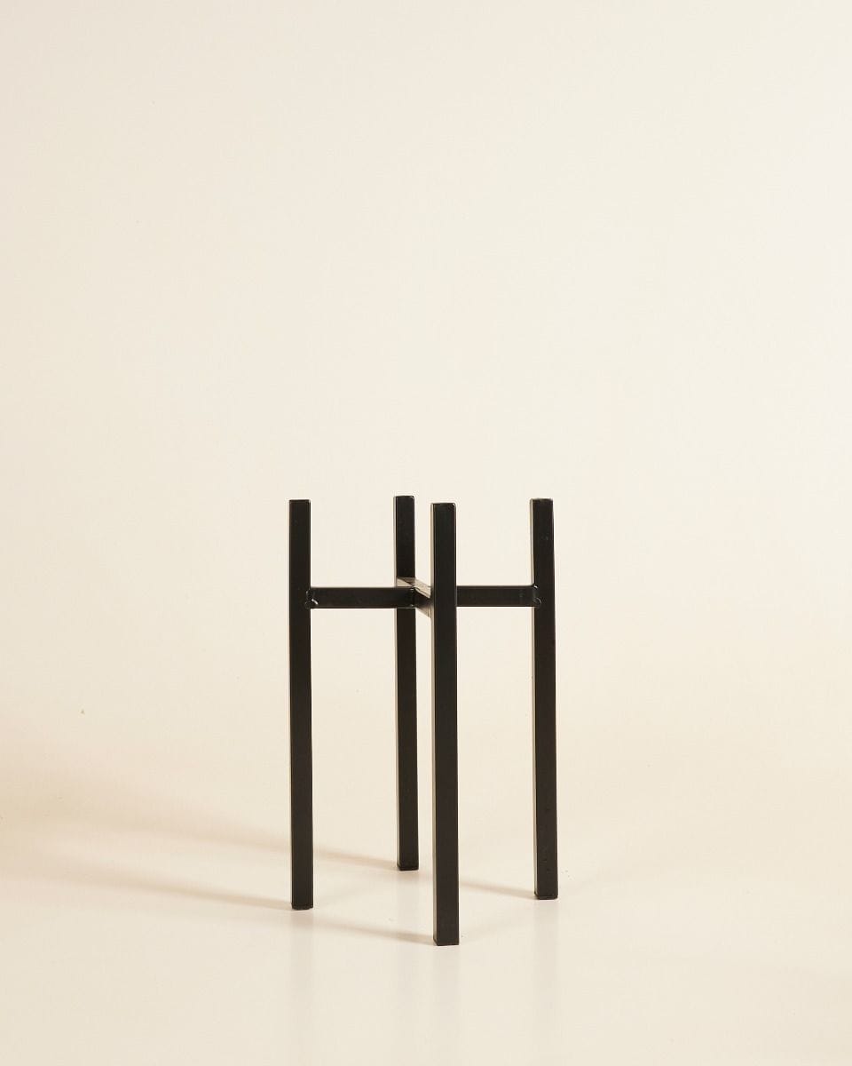 Paula Pot Stand  Black 25 cm