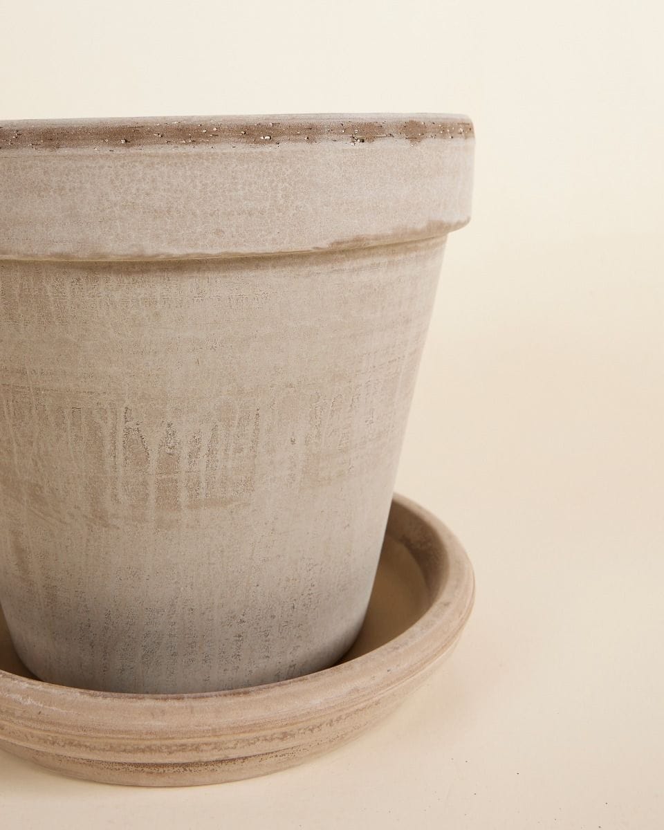 Grey Terracotta Pot Ø 22 cm