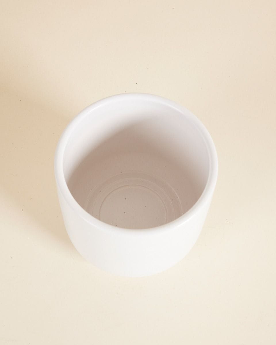 Amber Pot White Ø 12 cm