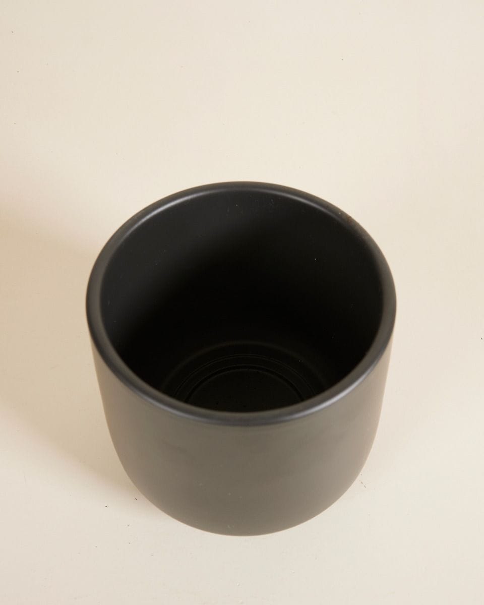 Amber Pot Black Ø 12 cm