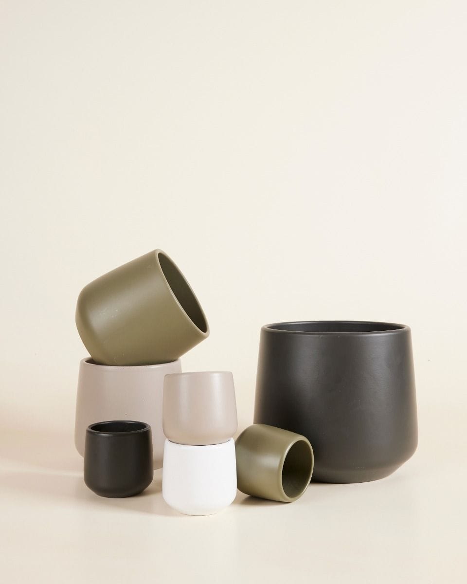 Amber Pot Black Ø 12 cm