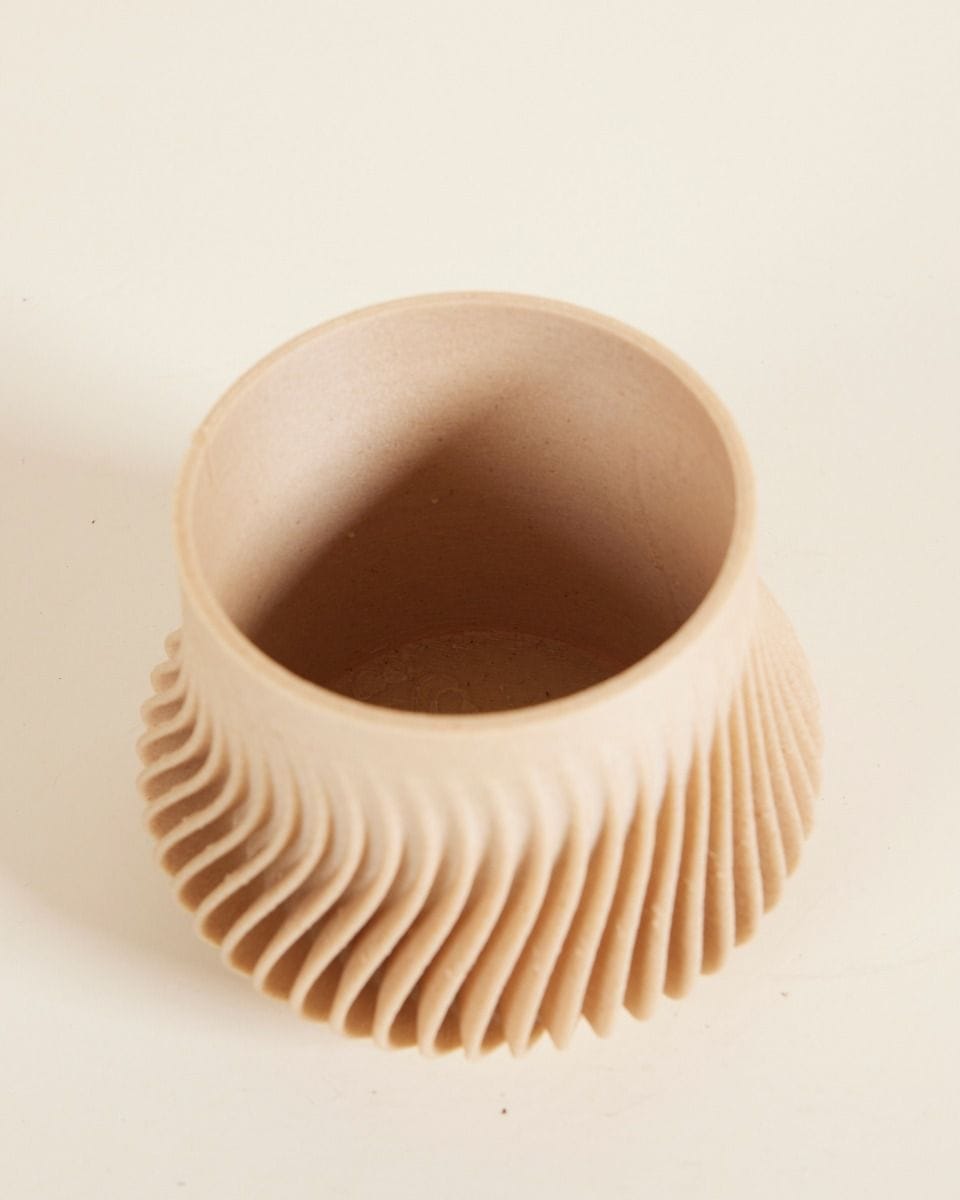 Baby Robin Wood Pot Wavy Ø 5.5 cm