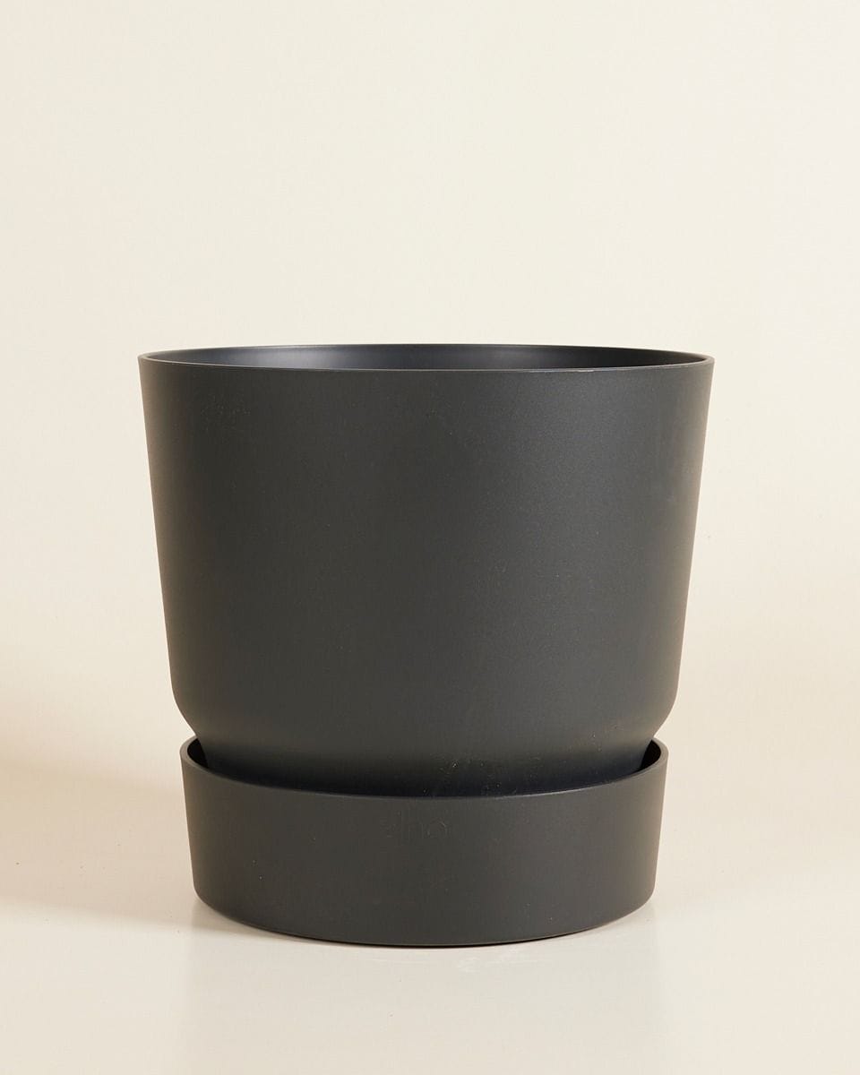 Elho Miles Round Pot Black 25 cm